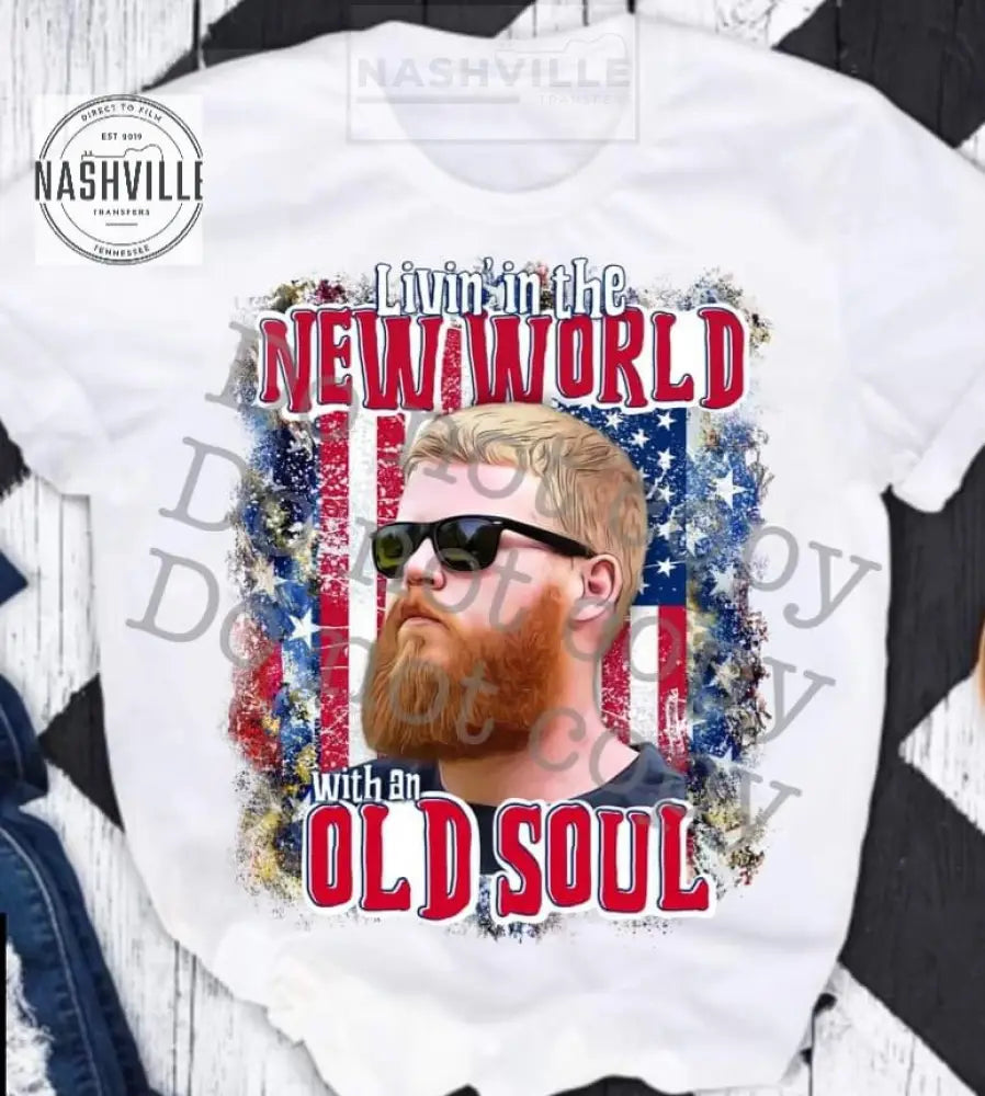Transfer Only Approximate Width 11.5 Living In New World With An Old Soul Oliver Transfer. Camo