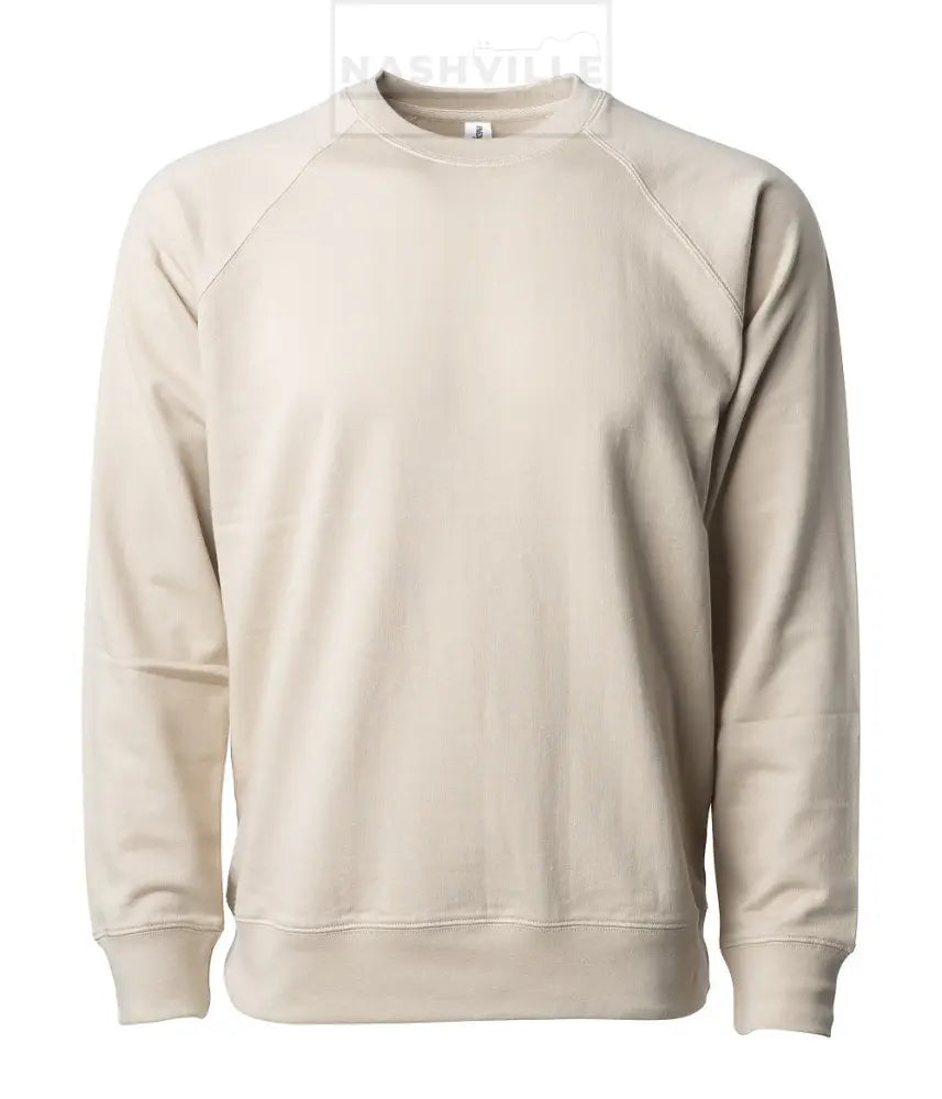 Unisex Lightweight Loopback Terry Crew Gang Sheet