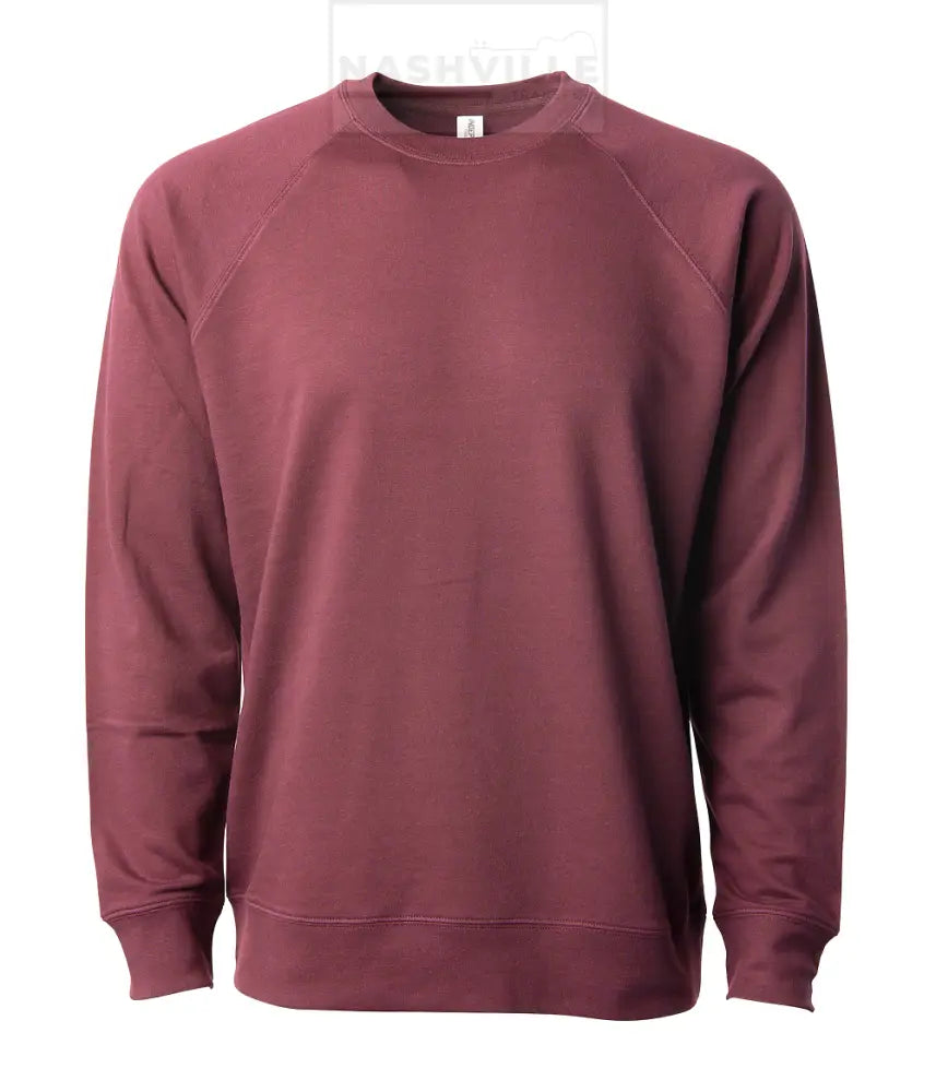 Unisex Lightweight Loopback Terry Crew Gang Sheet