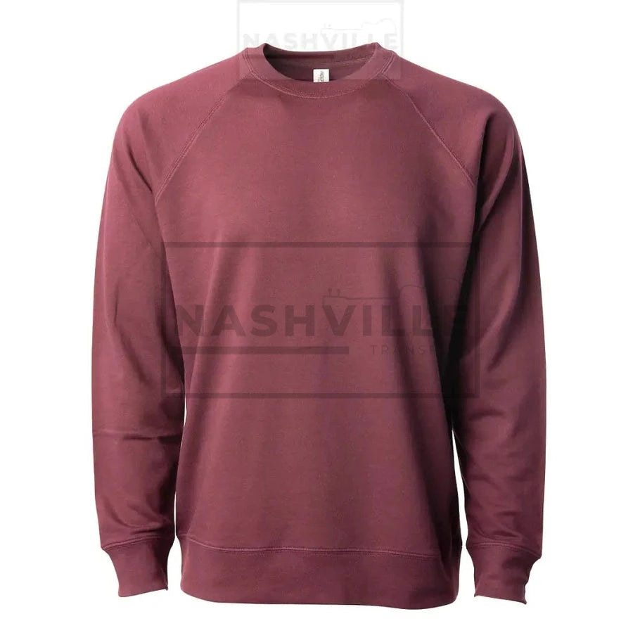 Unisex Lightweight Loopback Terry Crew Gang Sheet