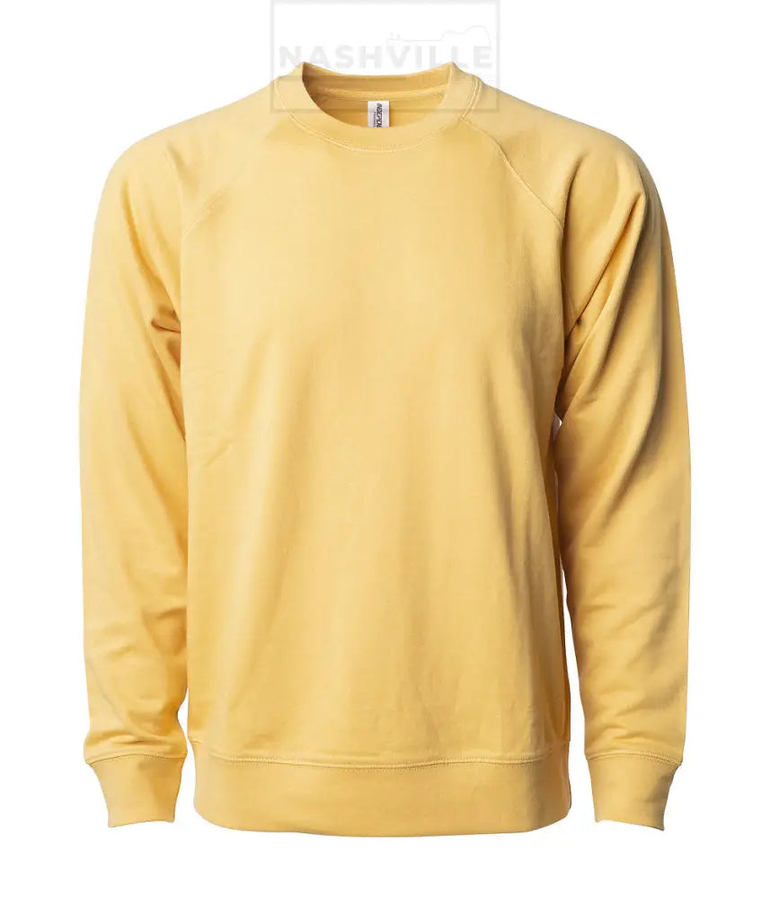 Unisex Lightweight Loopback Terry Crew Gang Sheet