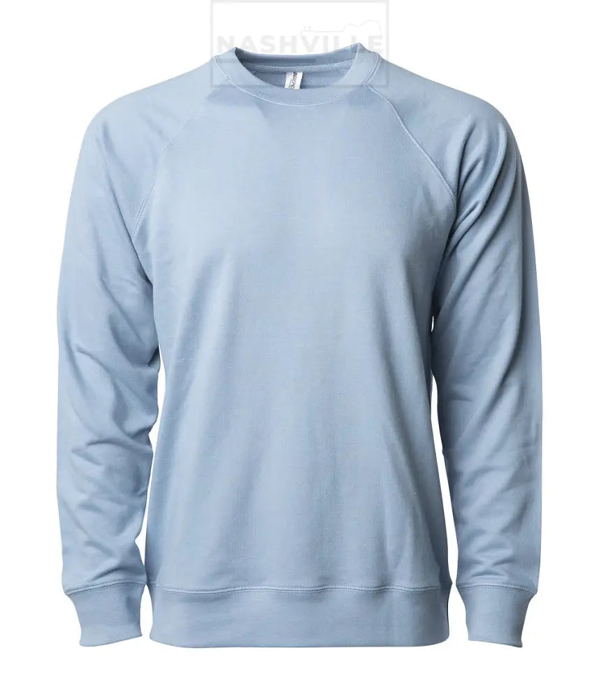 Unisex Lightweight Loopback Terry Crew Gang Sheet