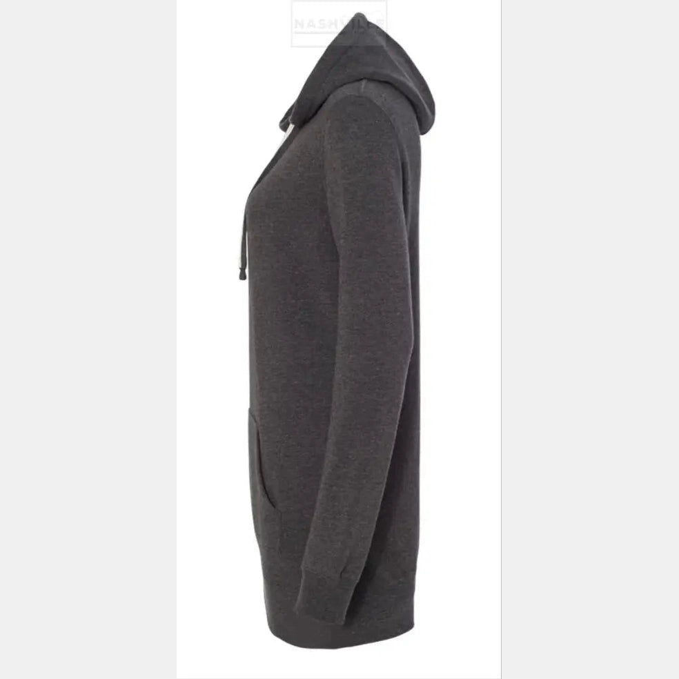Winged Hooded Sweatshirt Dress