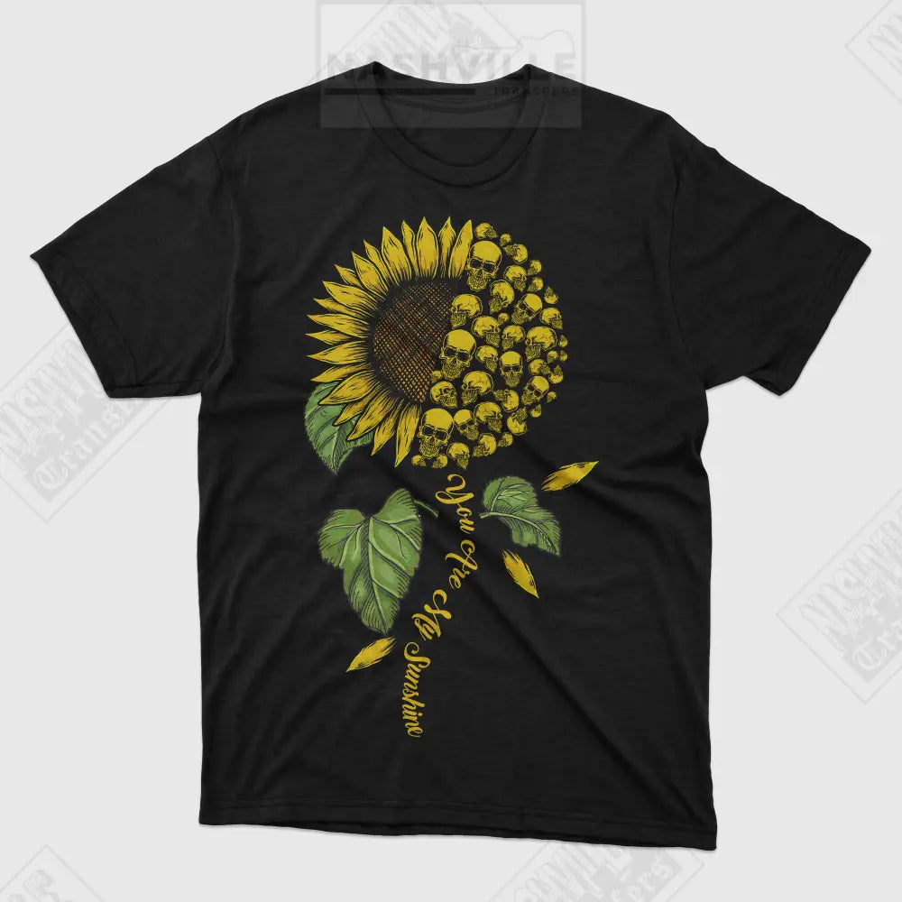 You Are My Sunshine Skull Sunflower Stock Transfer.