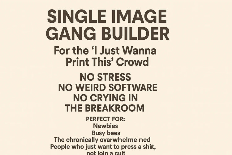 Single Image Gang (NO MOQ)
