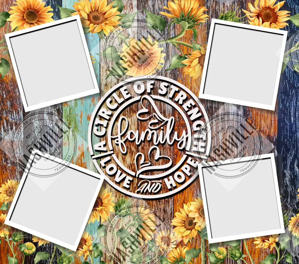 A Circle Of Strength Customizable Tumbler Transfer.