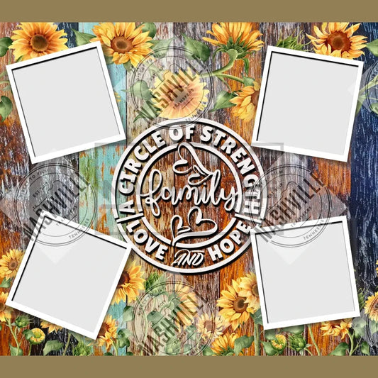 A Circle Of Strength Customizable Tumbler Transfer.