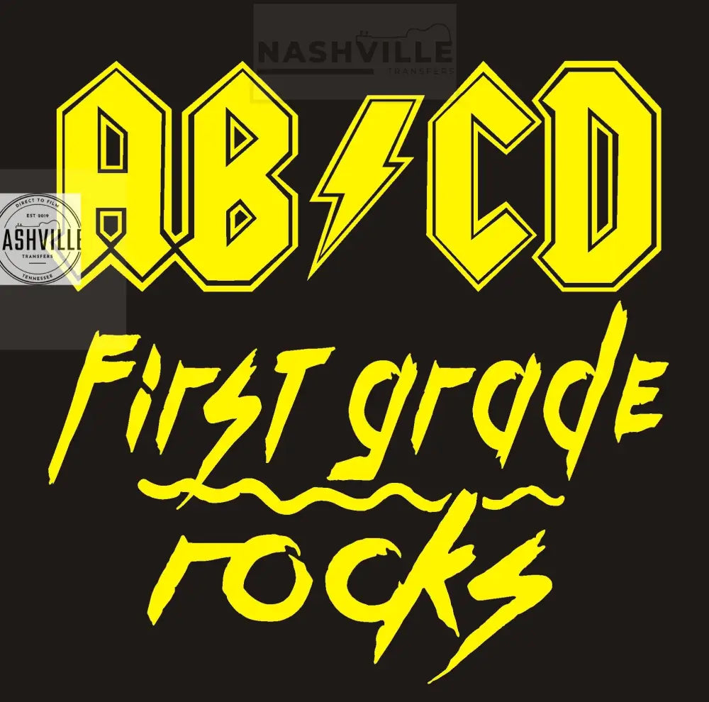 Abcd First Grade Rocks School Transfer.