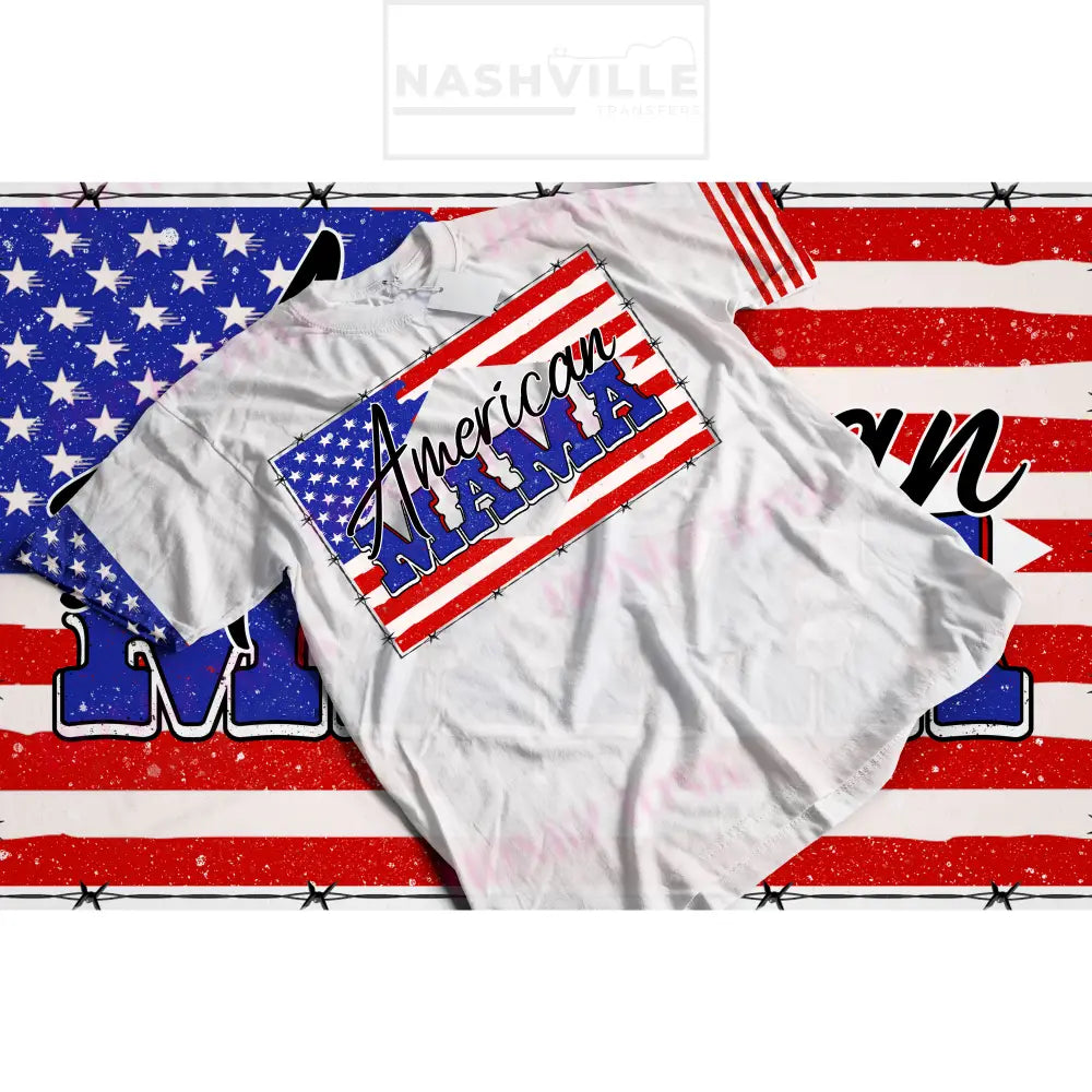 American Mama Flag Tee.