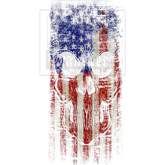 American skeleton rasterized transfer. PRINTS