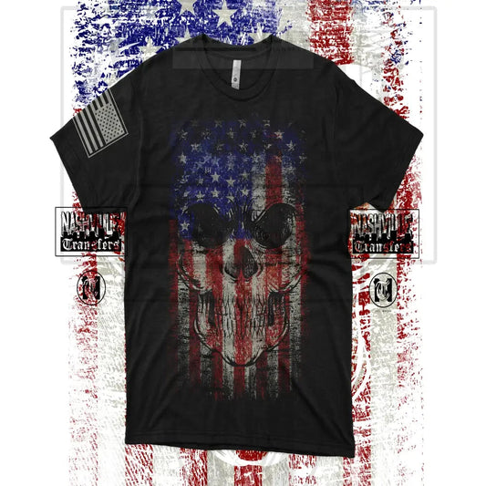 American Skull Rasterized Tee.