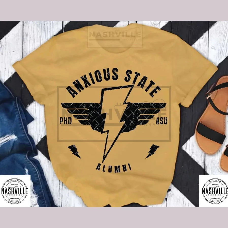 Anxious State University Alumina Tee