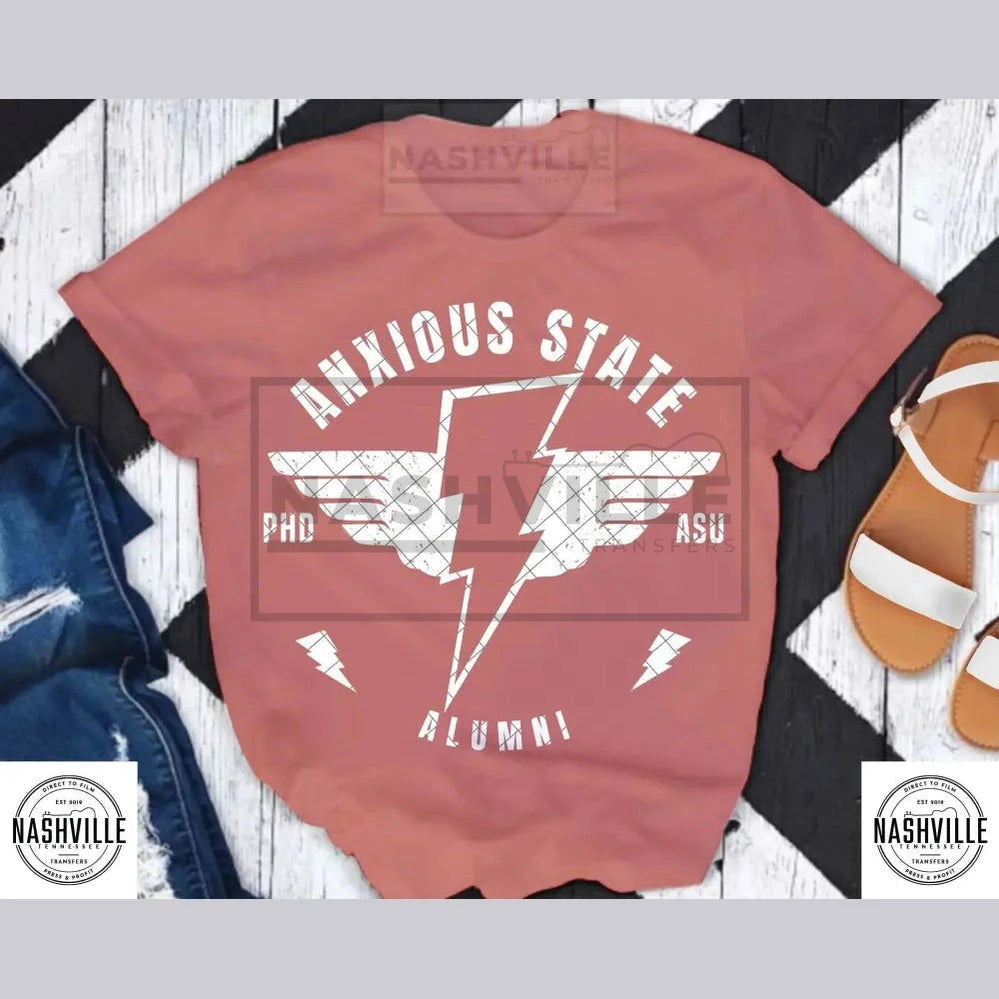 Anxious State University Alumina Tee