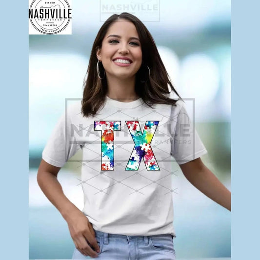 Autism Awareness State Tee. T-Shirt
