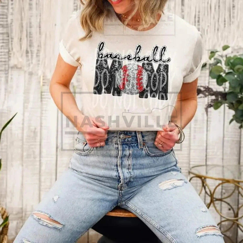 Baseball Mom Tee.