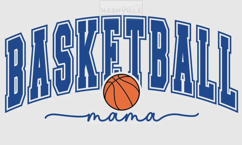 Basketball Mama Transfer Blue
