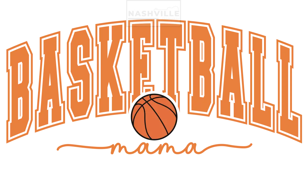 Basketball Mama Transfer Orange