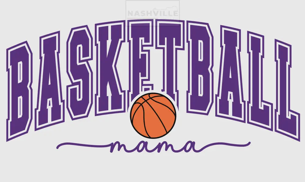 Basketball Mama Transfer Purple