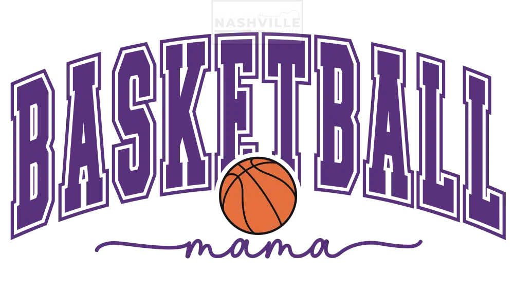 Basketball Mama Transfer Purple