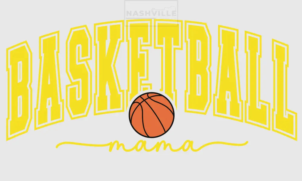 Basketball Mama Transfer Yellow