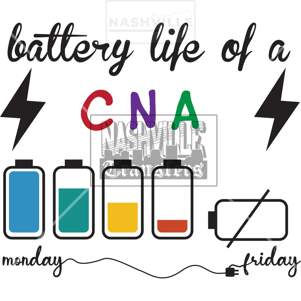Battery Life Of A Cna Nursing Transfer. Prints