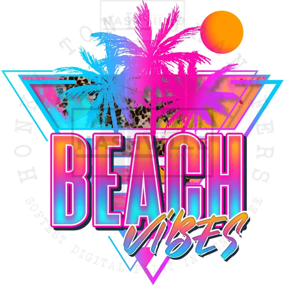 Beach Vibes Transfer. Prints