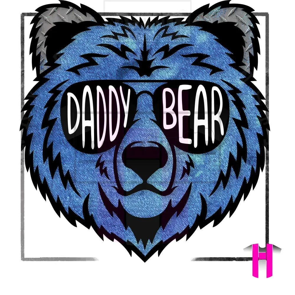Bear Transfers. Low Heat Traansfer / Daddy Prints