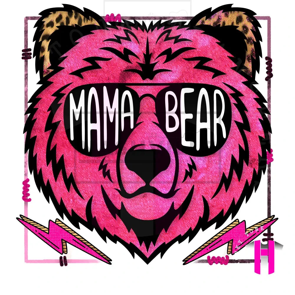 Bear Transfers. Low Heat Traansfer / Mama Prints