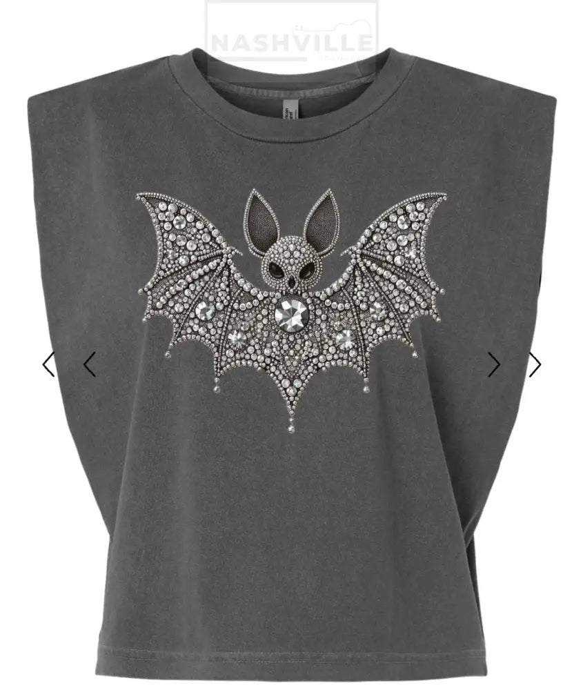 Beautiful Detailed Bat Rocker Tee