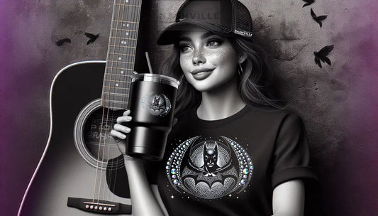 Bedazzled Bling Bat Tee