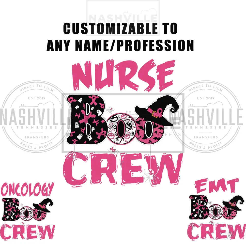 Boo Crew Transfers. Prints