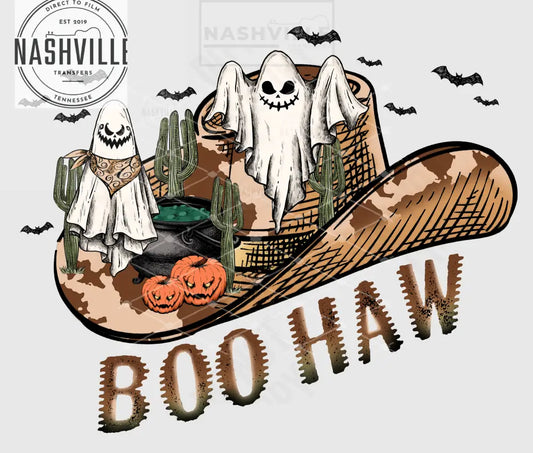 Boo Haw Halloween Transfer.