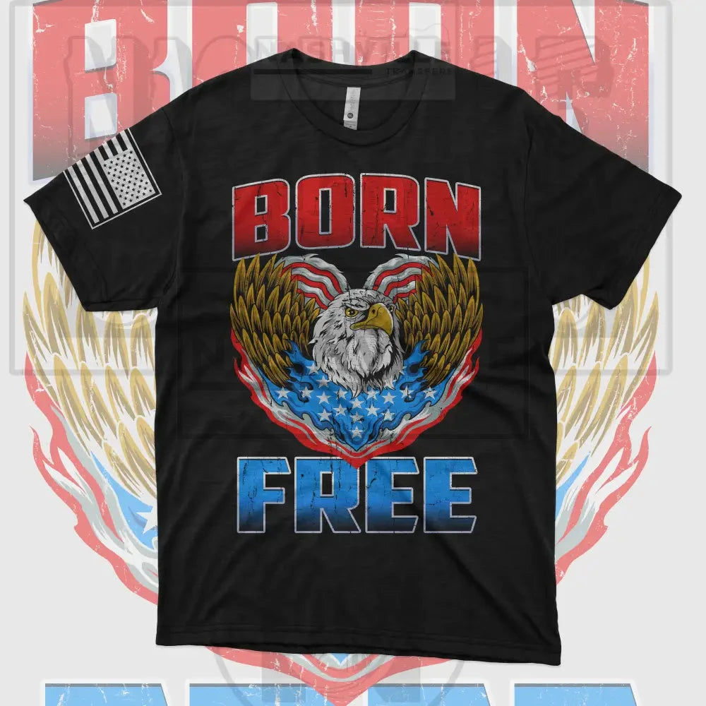 Born Free American Patriotic Tee.
