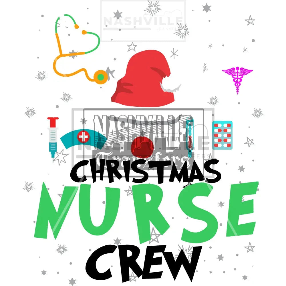 Christmas Nurse Crew Holiday Transfer.