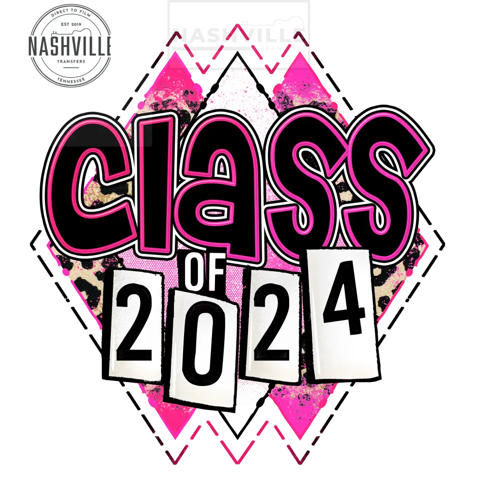 Class Of 2024 School Transfer Pink