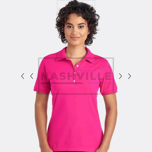 Corporate Customizable Button Up Apparel. S / Pink