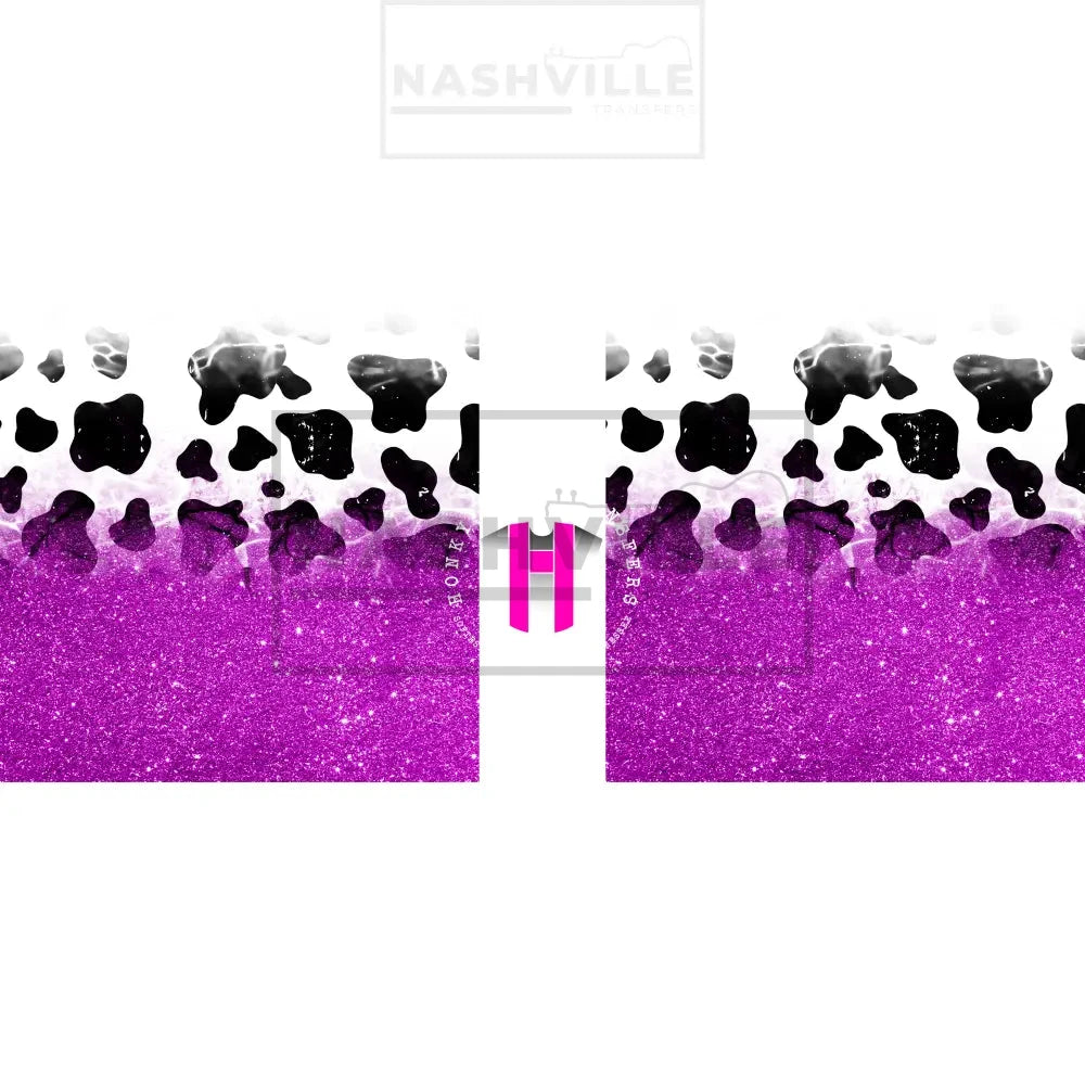 Cow Glitter Sleeve/Accent Transfers.
