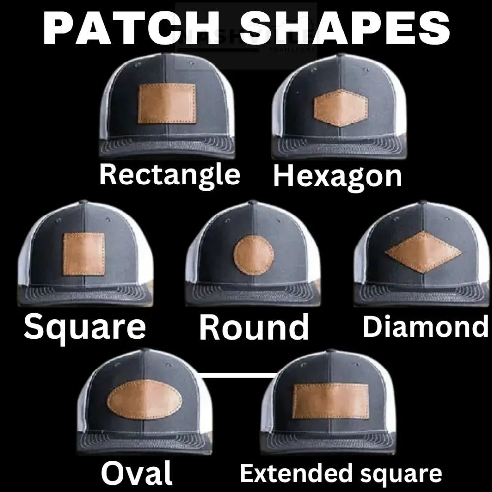 Customizable Hat Patches Gang Sheet