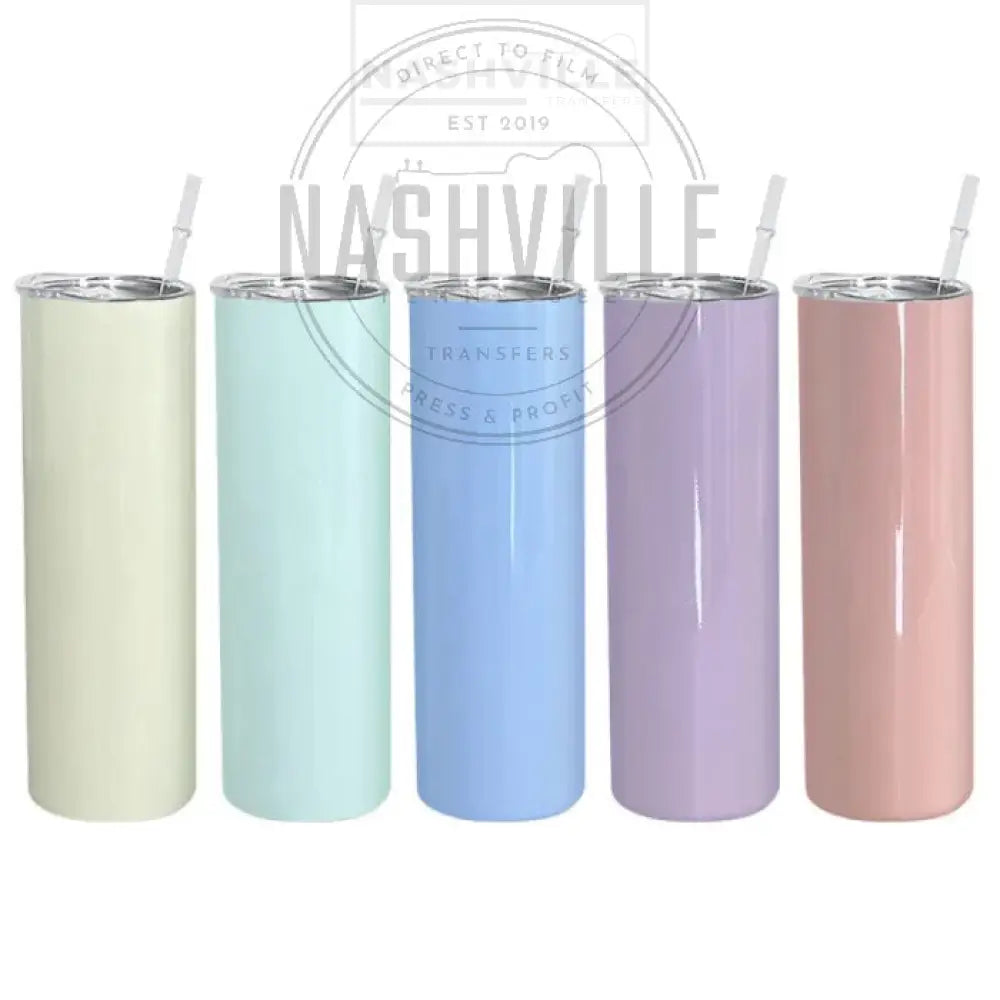 Customizable Uv Decal 20Oz Skinny Tumblers