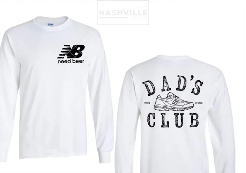 Dads Club Tee. S / Long Sleeve