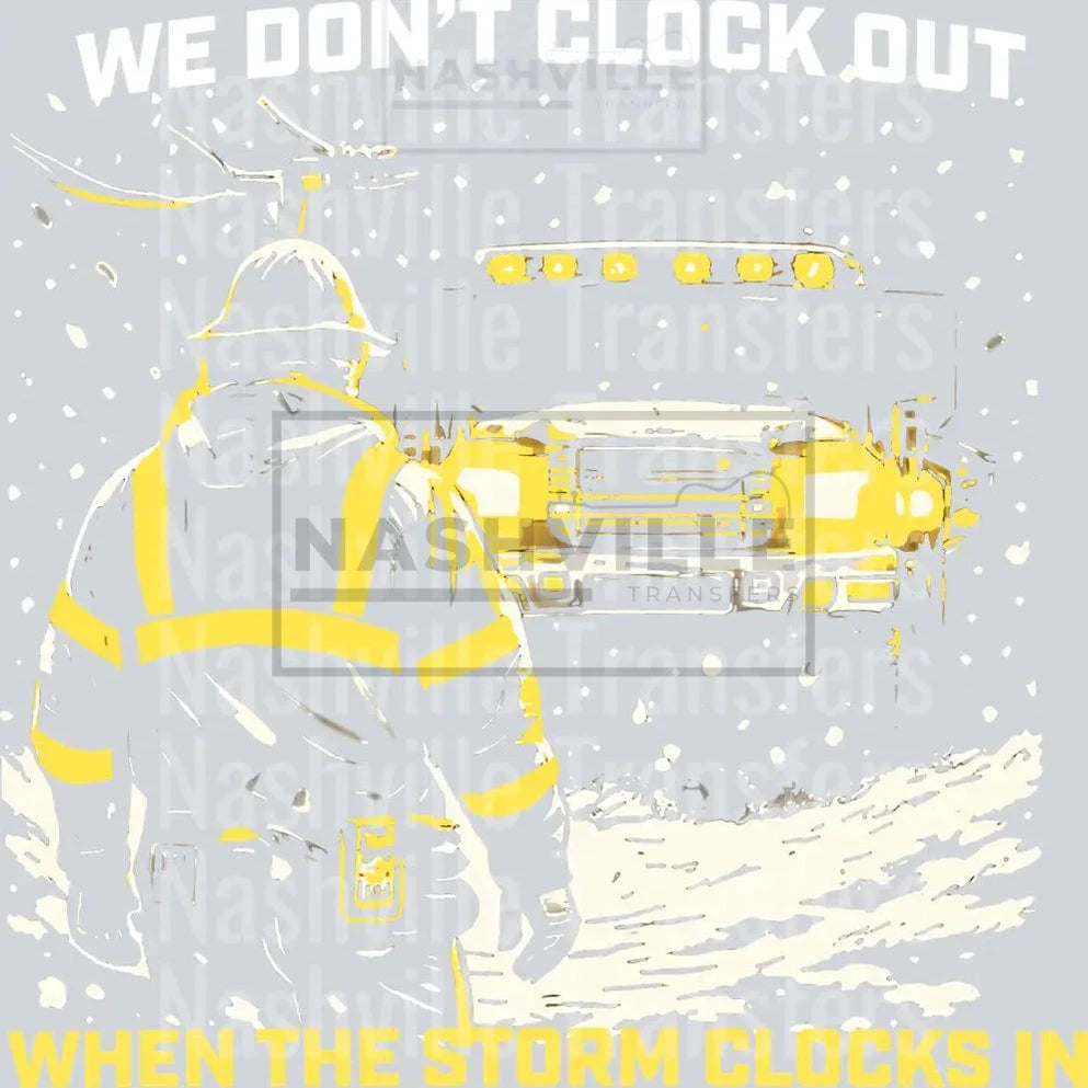 DONT CLOCK OUTHALFTONED W/BLACK KO TRANSFER