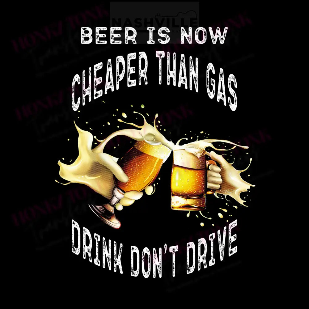 Drink Dont Drive Rasterized Transfer