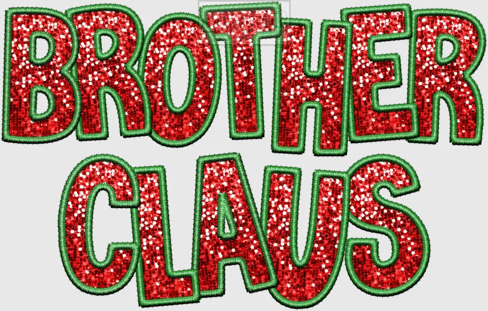Embroidery Glitter Effect Holiday Transfers.