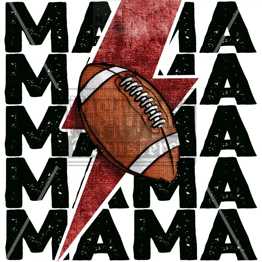 Foorball Mama Transfer Low Heat / Maroon