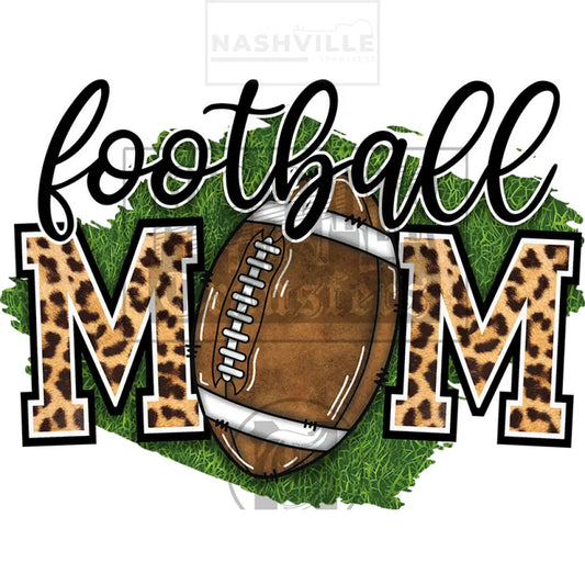 Football Mom Leopard Transfer.