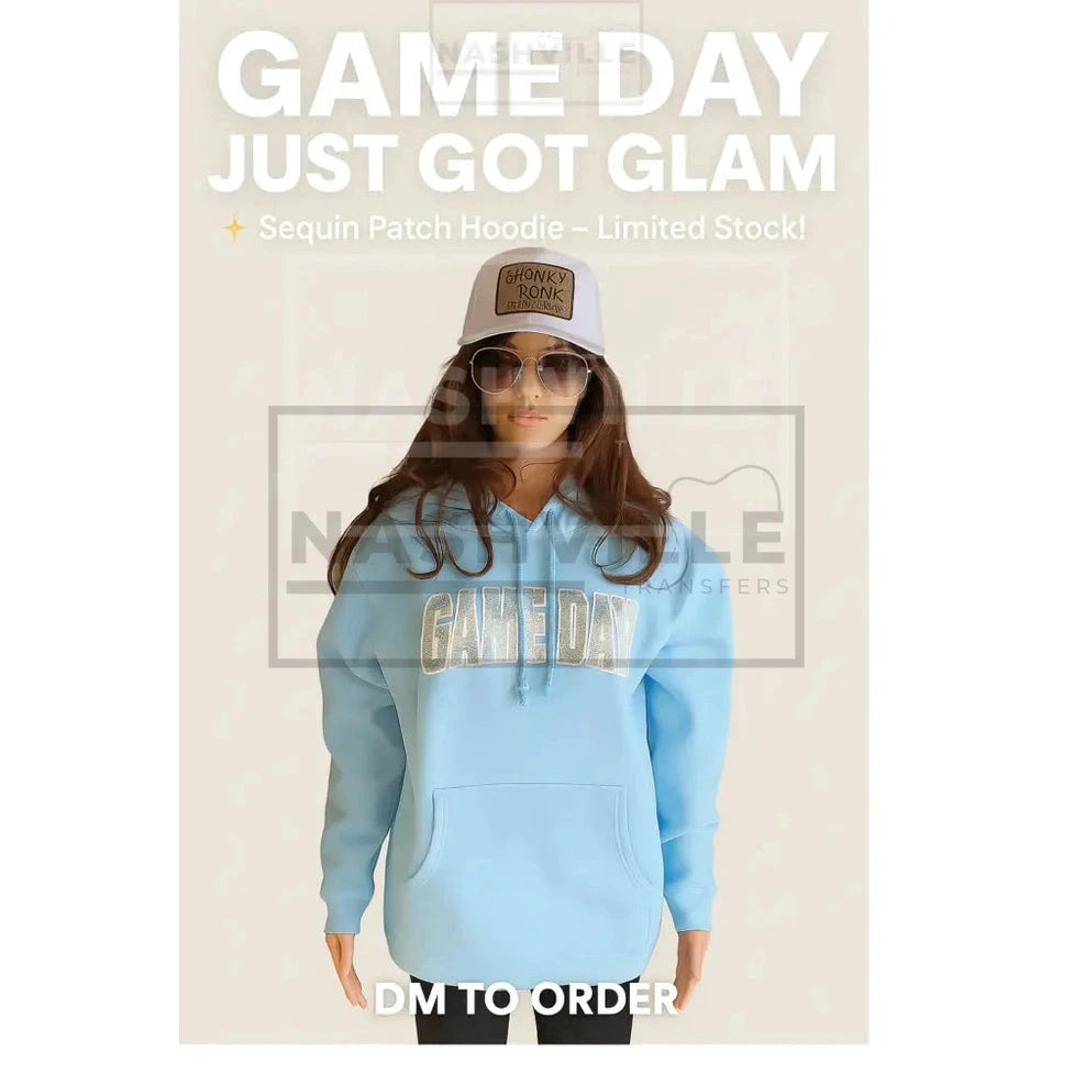 Game Day Sequin Hoodie