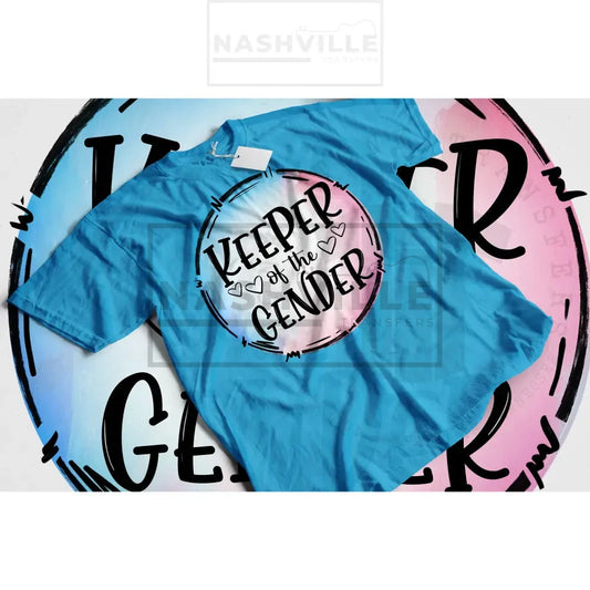 Gender reveal tee.