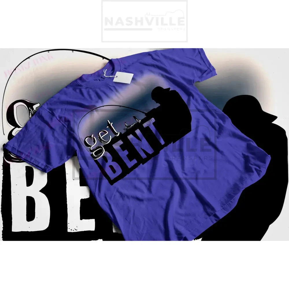 Get Bent Tee Black Completed Size Small T-Shirt