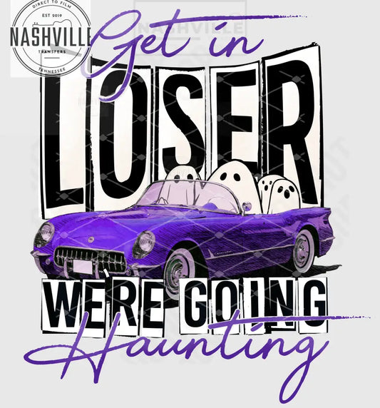 Get In Loser Halloween Transfer.