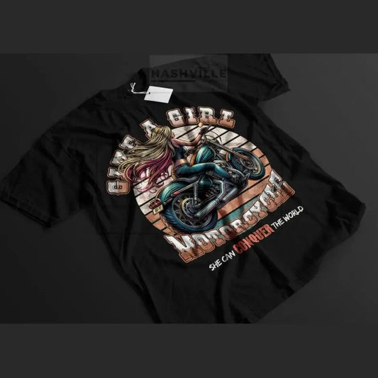 Give A Girl Motorcycle Tee.